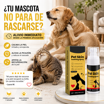 PetDerma – Spray Reparador para la Piel de Mascotas, Alivia Irritación y Favorece la Recuperación