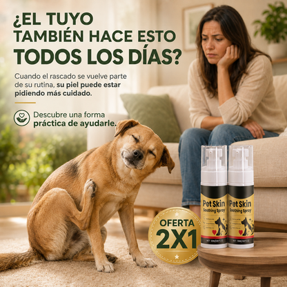 Pet Skin Spray - Reparador, Alivia Irritación y Favorece la Recuperación