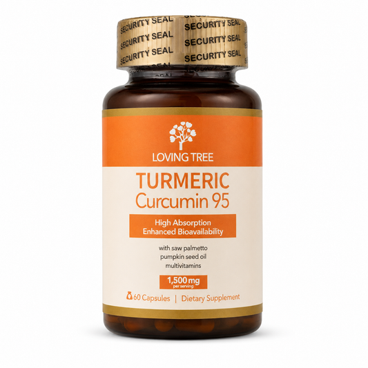 Turmeric Cúrcumin 95% - Concentrado para Articulaciones, Energía y Bienestar Diario